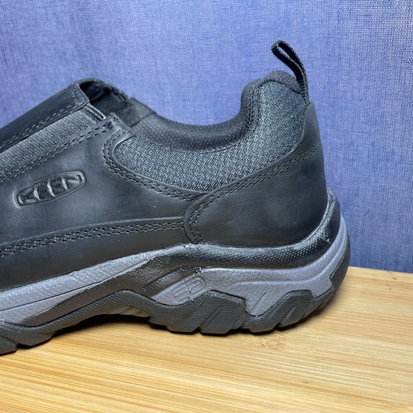 Keen Targhee III Sz 10 Slip On Shoes Black/Magnet Hiking Walking Work 1022657 main image 5